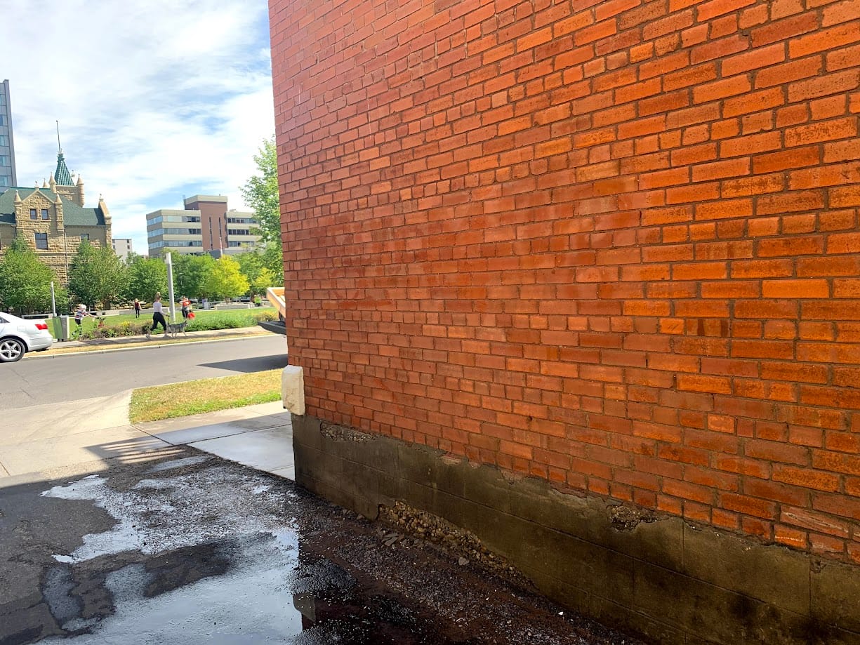 Brick Wall Graffiti Removal 9