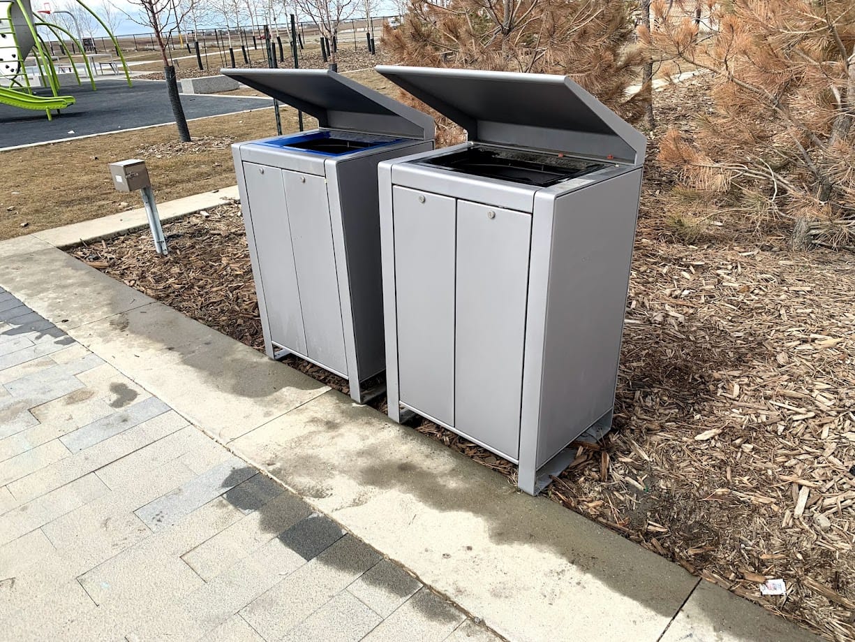 Graffiti removed from garbage bin Calgary