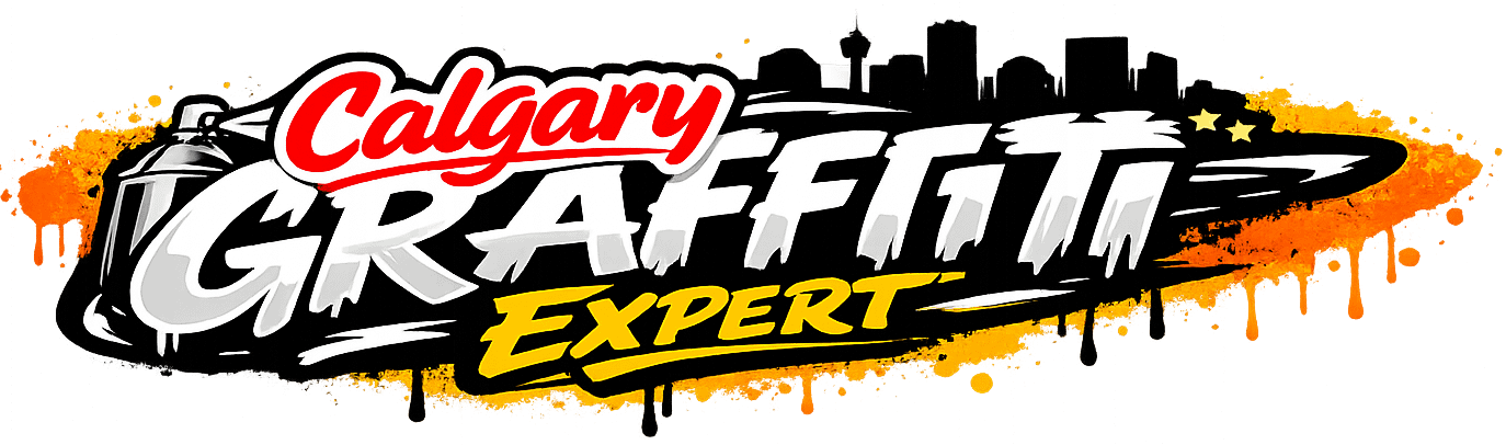 Calgary Graffiti Expert logo design banner logo 2
