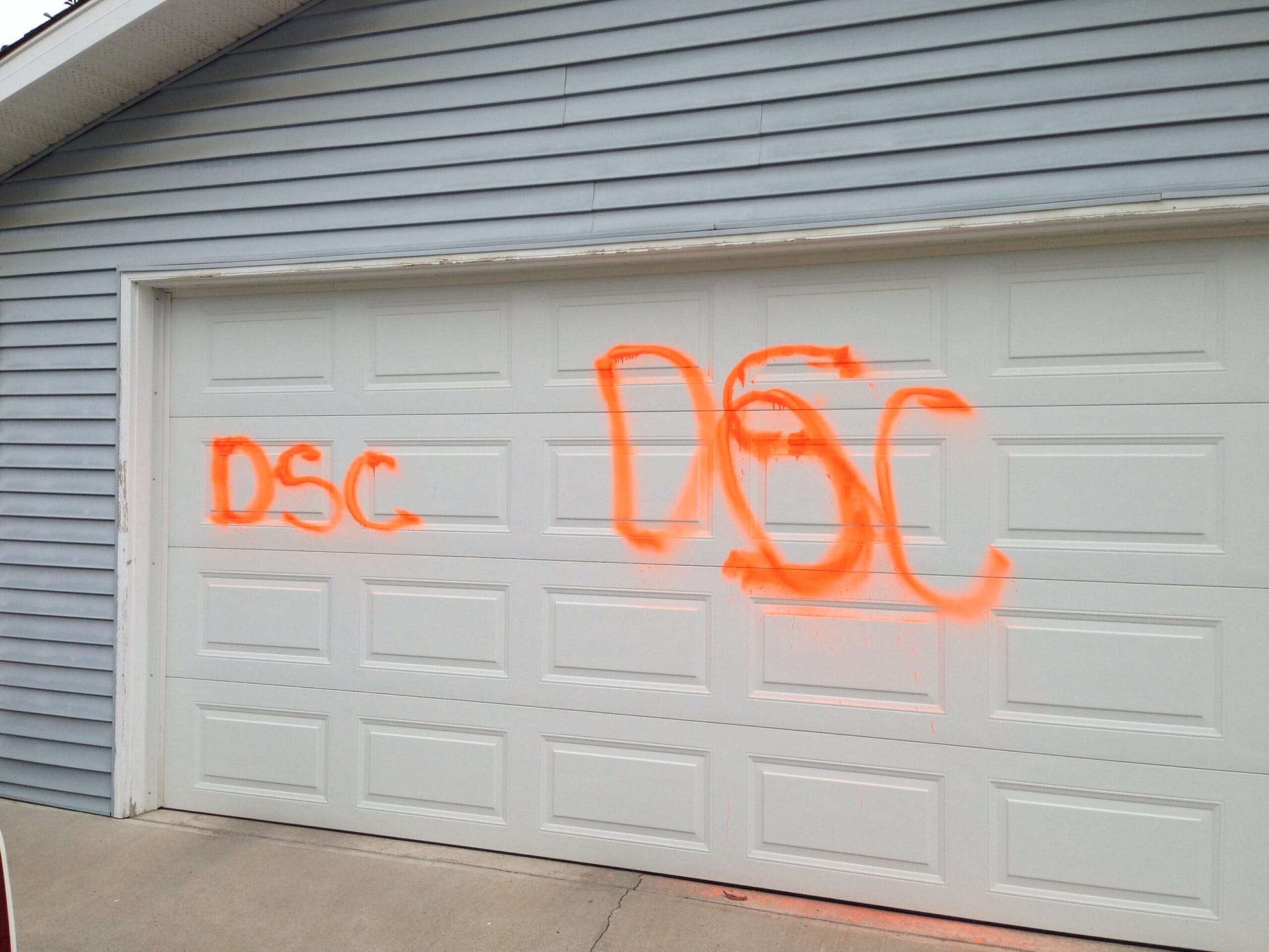 Garage Door Graffiti