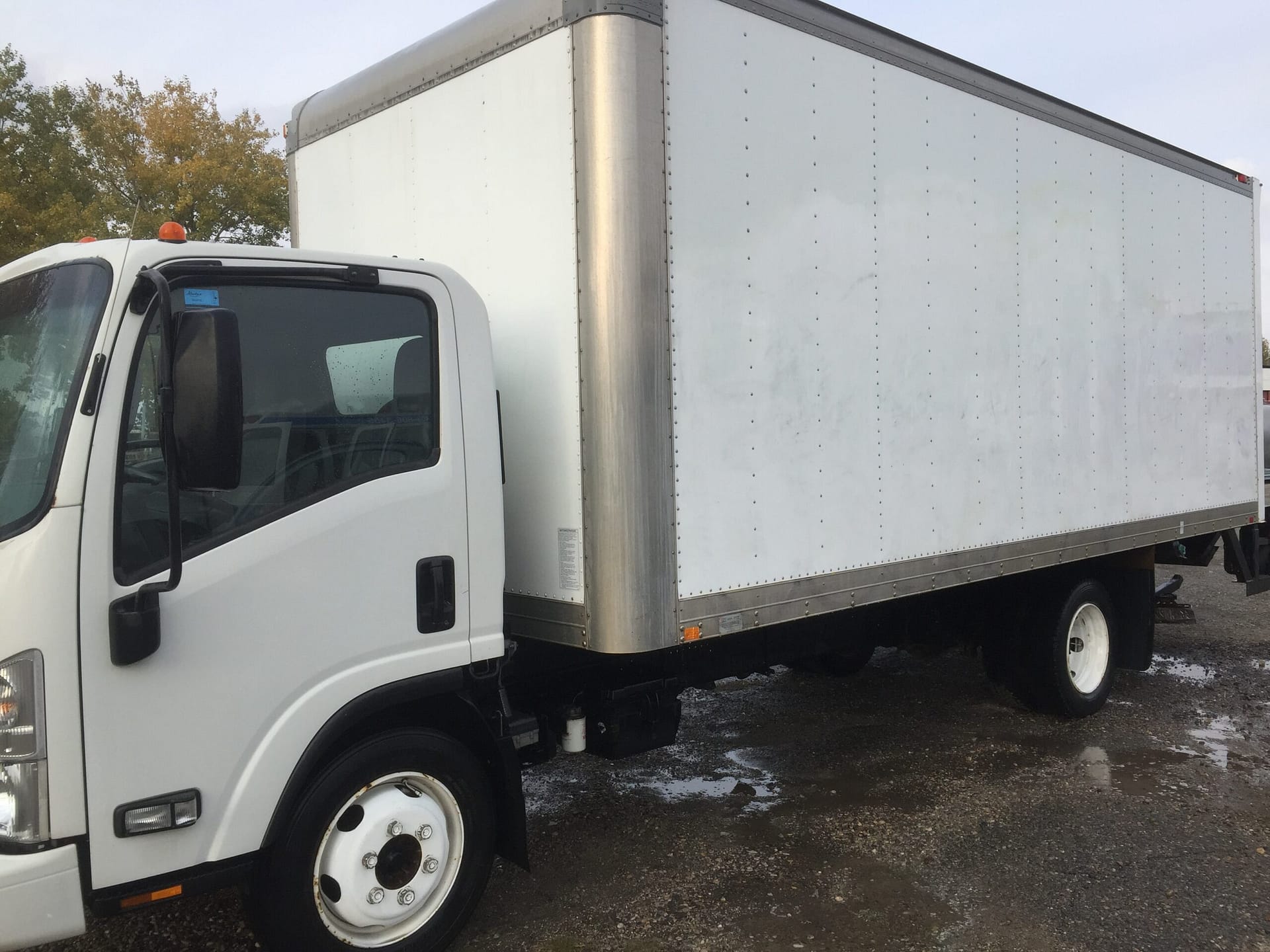 Box Truck Graffiti removal in Calgary 2