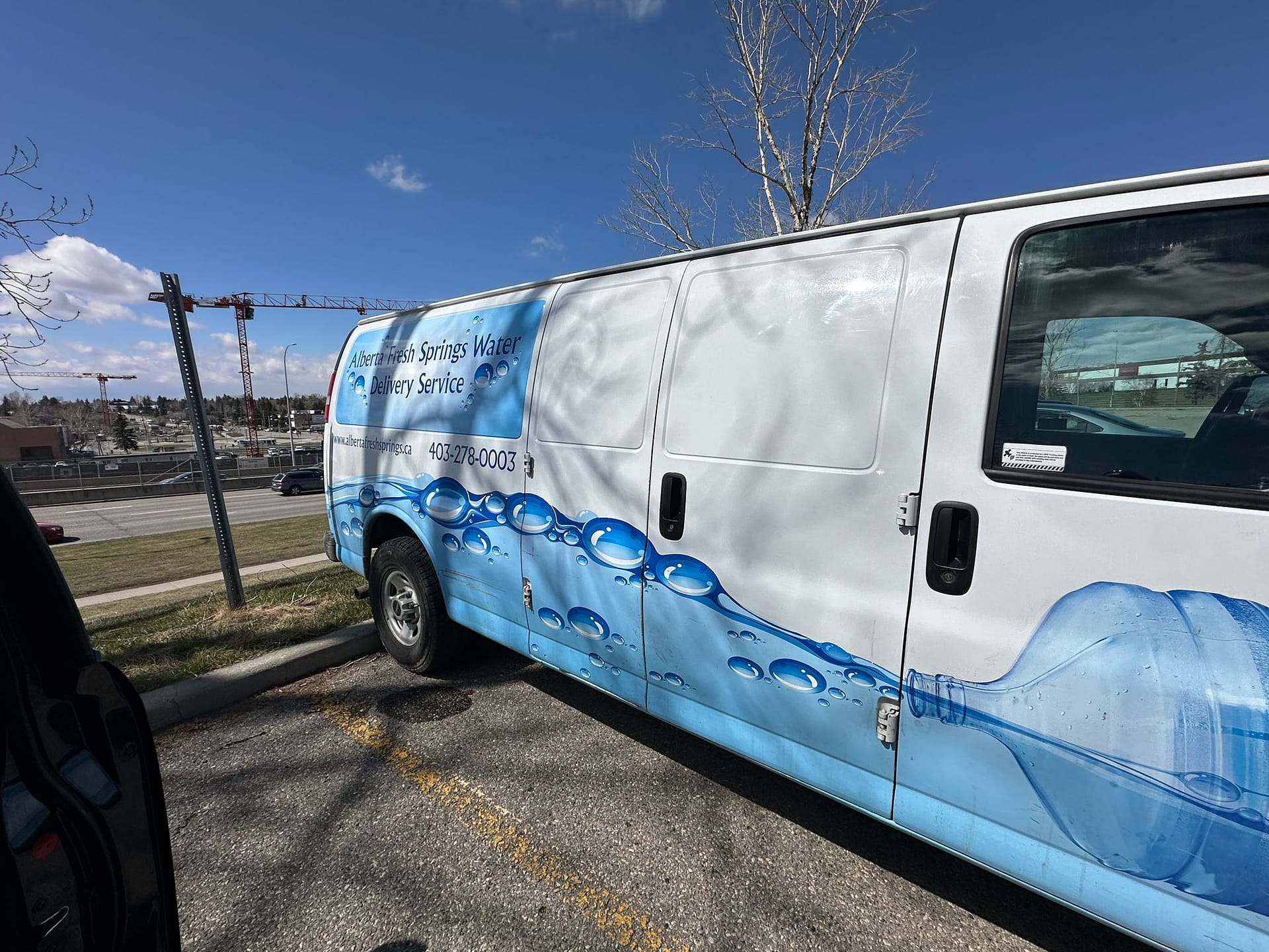 Van Graffiti removal - after