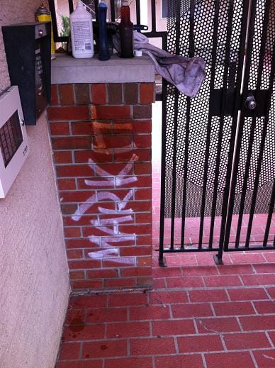 brick graffiti removal calgary