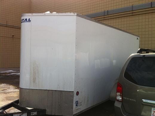 trailer graffiti removal - after