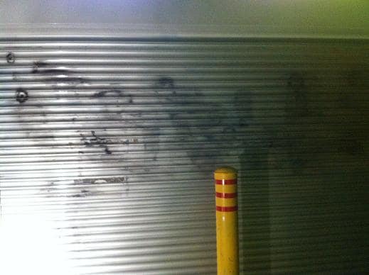 Security Shutter Graffiti removal