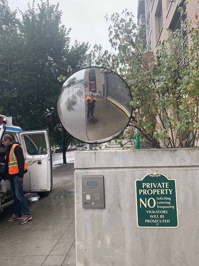 Convex Mirror Graffiti Removal 2