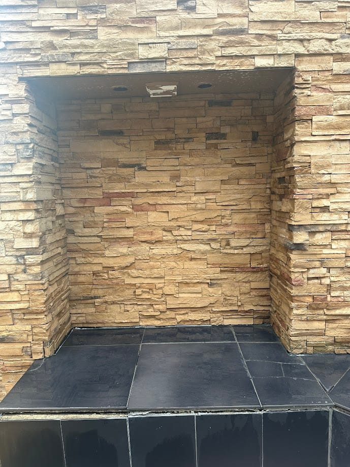 Patio stone and tile graffiti removal - after