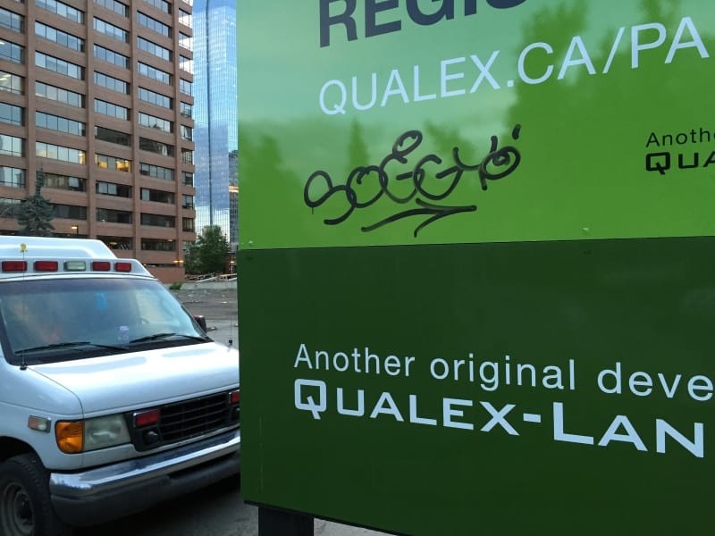 Signage Graffiti Removal