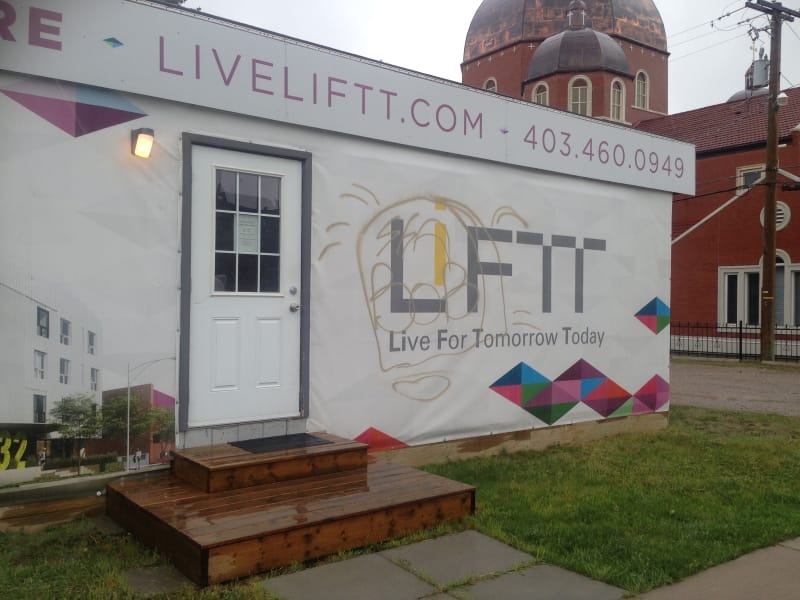 Vinyl Trailer wrap graffiti removal in Calgary