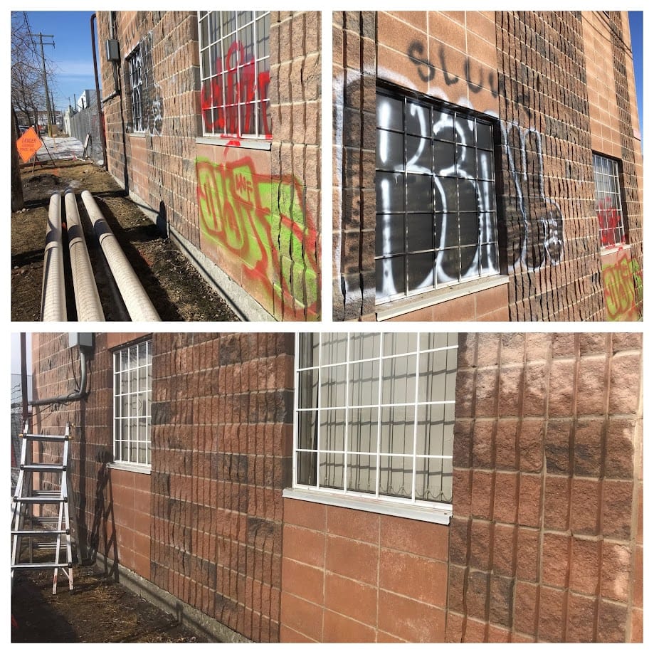 Full Window Graffiti Removal